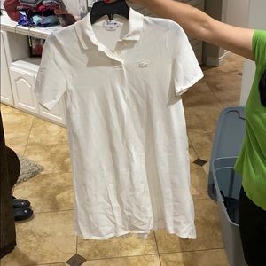 Lacoste white dress